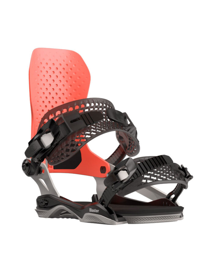BATALEON BLASTER SNOWBOARD BINDINGS NEON RED GLACER GRAY - Image 2