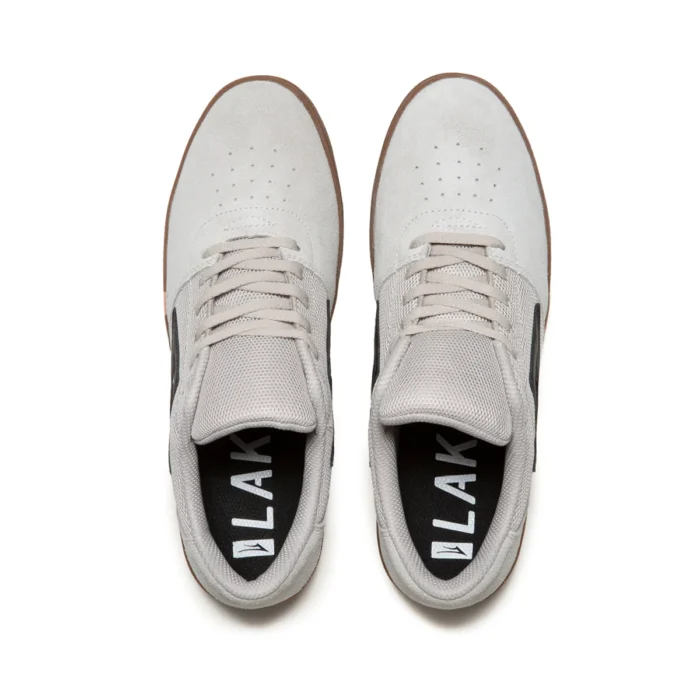 LAKAI BRIGHTON SHOES WHITE GUM SUEDE - Image 3