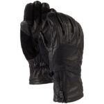 BURTON AK LEATHER TECH SNOW GLOVES TRUE BLACK