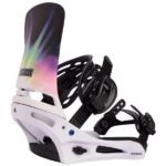 BURTON CARTEL RE FLEX SNOWBOARD BINDINGS WHITE CLOUD BURST