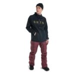 BURTON CROWN WEATHERPROOF ZIP HOODIE TRUE BLACK - Image 5