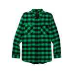 BURTON FAVORITE SHIRT CLOVER GREEN BUFFALO PLAID