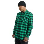 BURTON FAVORITE SHIRT CLOVER GREEN BUFFALO PLAID - Image 3