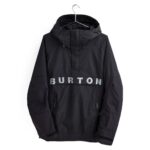 BURTON FROSTNER ANORAK SNOW JACKET TRUE BLACK