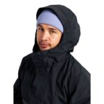 BURTON FROSTNER ANORAK SNOW JACKET TRUE BLACK - Image 4