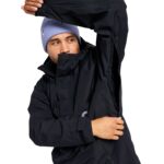 BURTON FROSTNER ANORAK SNOW JACKET TRUE BLACK - Image 6