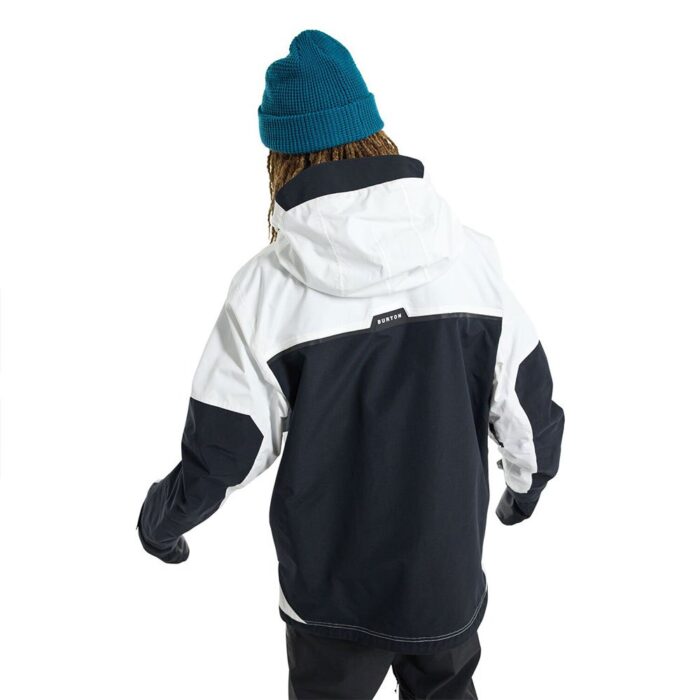 BURTON FROSTNER SNOW JACKET STOUT WHITE TRUE BLACK - Image 3