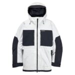 BURTON FROSTNER SNOW JACKET STOUT WHITE TRUE BLACK