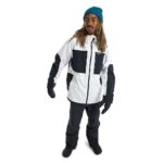 BURTON FROSTNER SNOW JACKET STOUT WHITE TRUE BLACK - Image 4