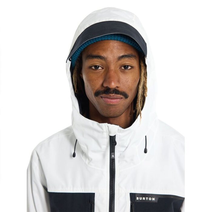 BURTON FROSTNER SNOW JACKET STOUT WHITE TRUE BLACK - Image 5