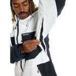 BURTON FROSTNER SNOW JACKET STOUT WHITE TRUE BLACK - Image 8