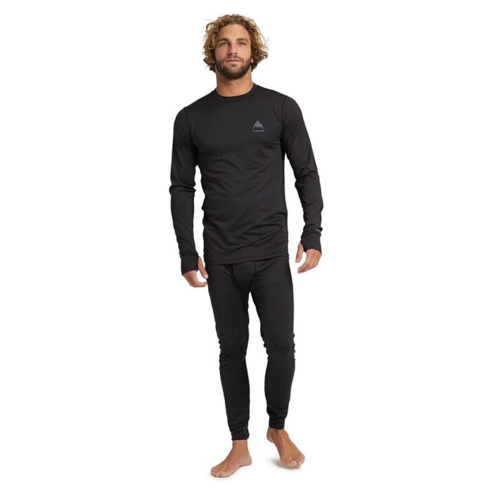 BURTON LIGHTWEIGHT BASE LAYER PANT TRUE BLACK - Image 4