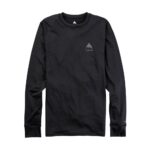 BURTON LIGHTWEIGHT X CREW BASE LAYER CREWNECK TRUE BLACK