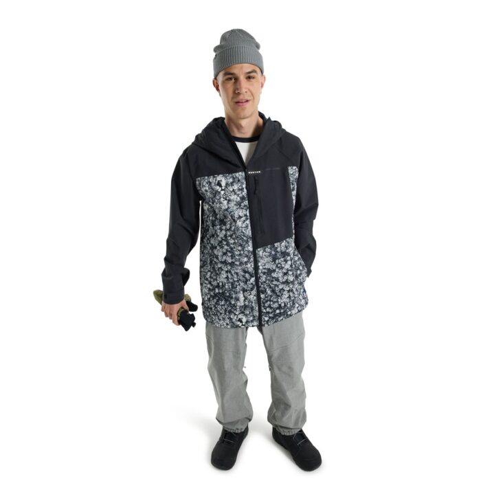BURTON LODGEPOLE SNOW JACKET TRUE BLACK AERIAL PINES - Image 4