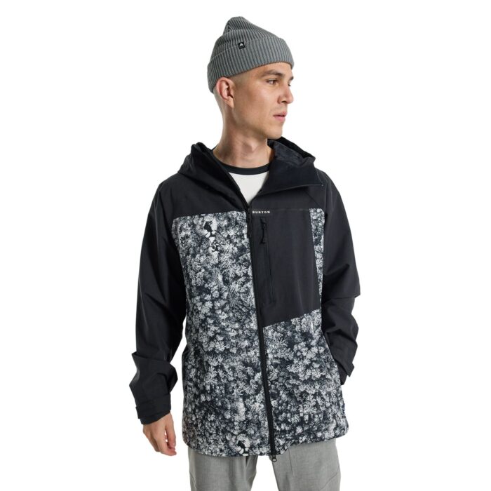 BURTON LODGEPOLE SNOW JACKET TRUE BLACK AERIAL PINES - Image 2