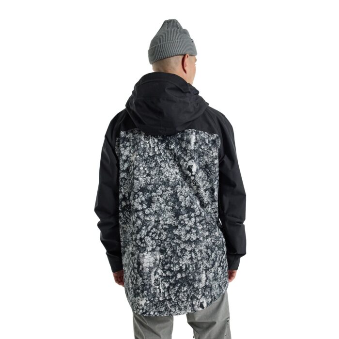 BURTON LODGEPOLE SNOW JACKET TRUE BLACK AERIAL PINES - Image 3