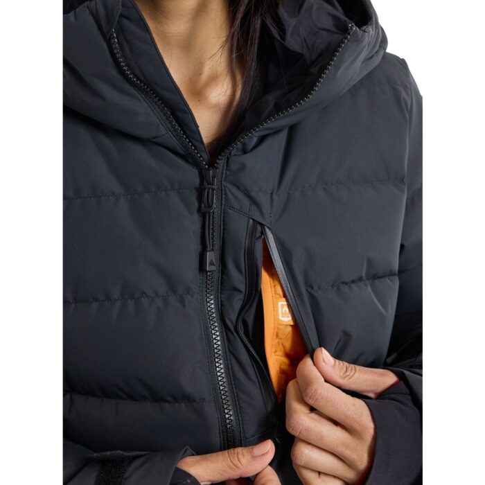 BURTON LOYIL DOWN WOMEN SNOW JACKET TRUE BLACK - Image 6