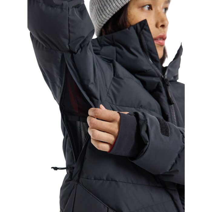 BURTON LOYIL DOWN WOMEN SNOW JACKET TRUE BLACK - Image 7