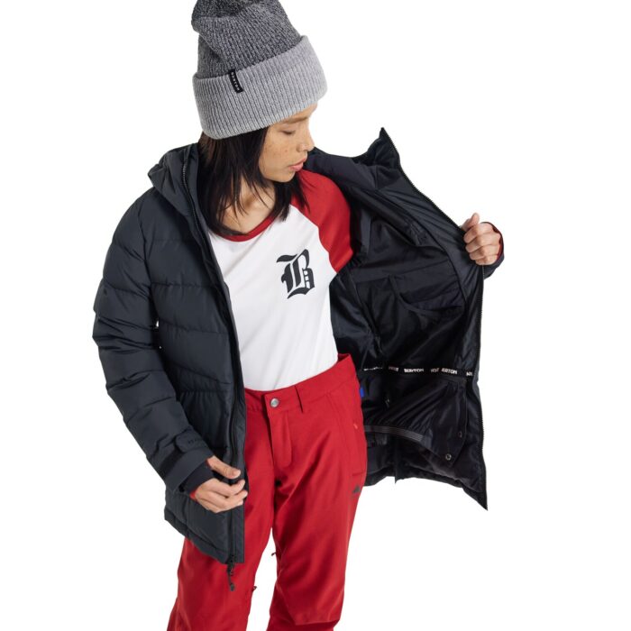 BURTON LOYIL DOWN WOMEN SNOW JACKET TRUE BLACK - Image 9