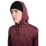 BURTON OAK HOODIE HEATHER ALMANDINE - Image 2
