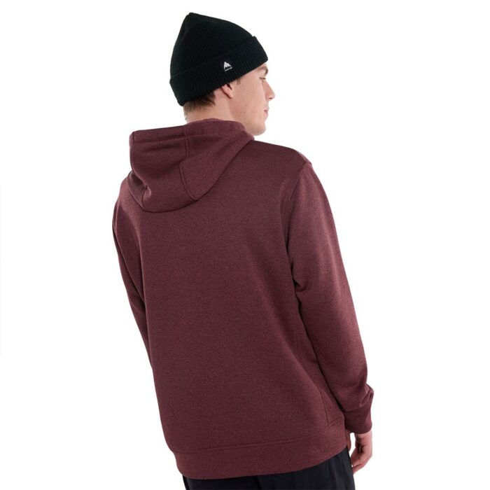 BURTON OAK HOODIE HEATHER ALMANDINE - Image 4