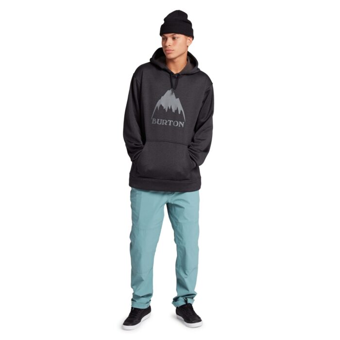 BURTON OAK HOODIE TRUE BLACK HEATHER - Image 5