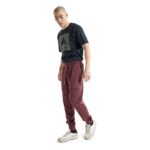 BURTON OAK FLEECE PANT ALMANDINE HEATHER - Image 4