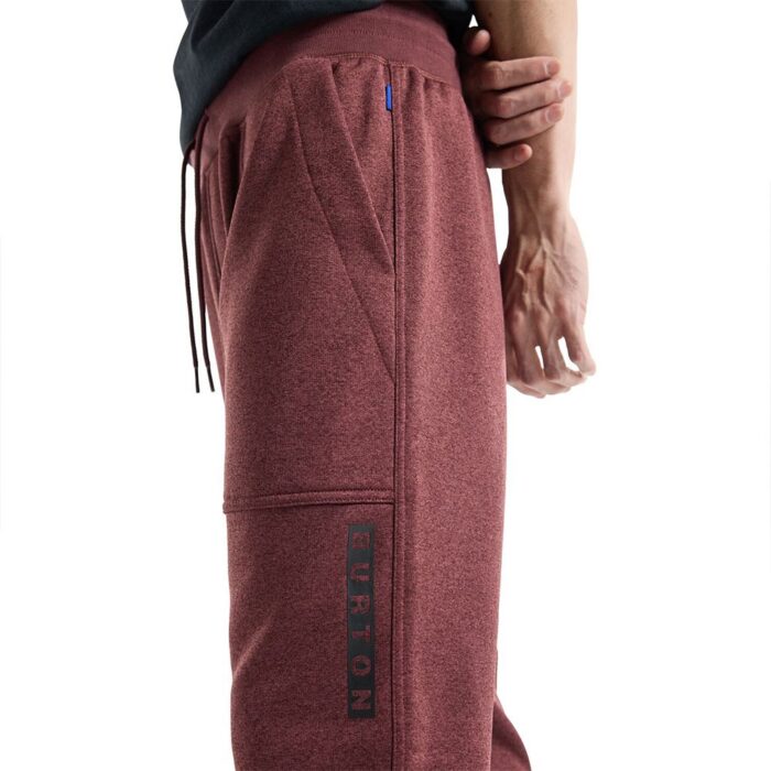 BURTON OAK FLEECE PANT ALMANDINE HEATHER - Image 5