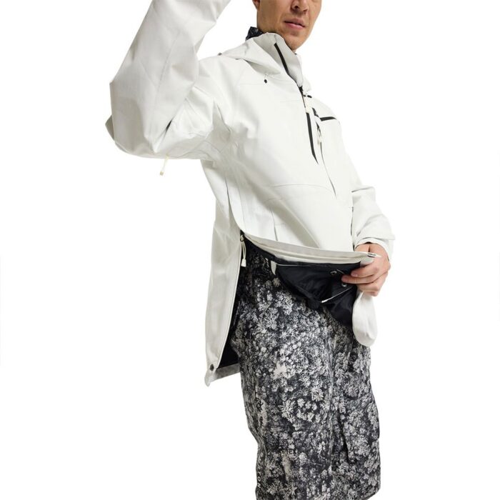 BURTON PILLOWLINE GORE-TEX ANORAK SNOW JACKET STOUT WHITE - Image 7
