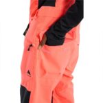BURTON RESERVE BIB SNOWBOARD PANT TETRA ORANGE TRUE BLACK - Image 7