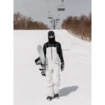 BURTON RESERVE GORE-TEX BIB SNOWBOARD PANT STOUT WHITE - Image 6
