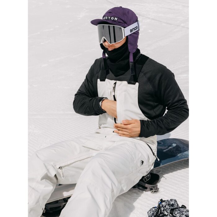 BURTON RESERVE GORE-TEX BIB SNOWBOARD PANT STOUT WHITE - Image 7
