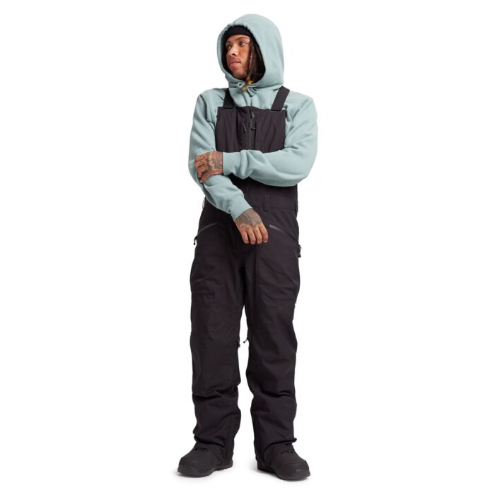 BURTON RESERVE BIB SNOWBOARD PANT TRUE BLACK - Image 6