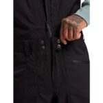 BURTON RESERVE BIB SNOWBOARD PANT TRUE BLACK - Image 3