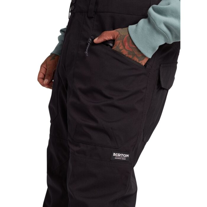 BURTON RESERVE BIB SNOWBOARD PANT TRUE BLACK - Image 4