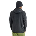 BURTON STOCKRUN WARMEST FULL ZIP HOODIE TRUE BLACK - Image 3