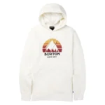 BURTON UNDERHILL HOODIE STOUT WHITE