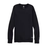 BURTON WOMEN MIDWEIGHT BASE LAYER THERMAL TOP TRUE BLACK