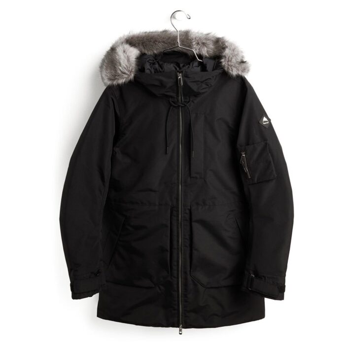 BURTON SAXTON WOMEN PARKA SNOW JACKET TRUE BLACK - Image 8