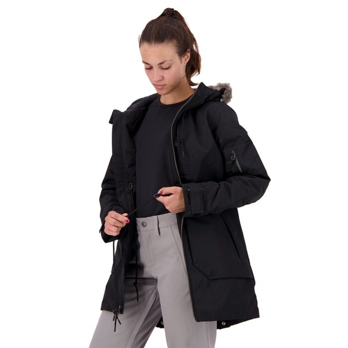BURTON SAXTON WOMEN PARKA SNOW JACKET TRUE BLACK - Image 4