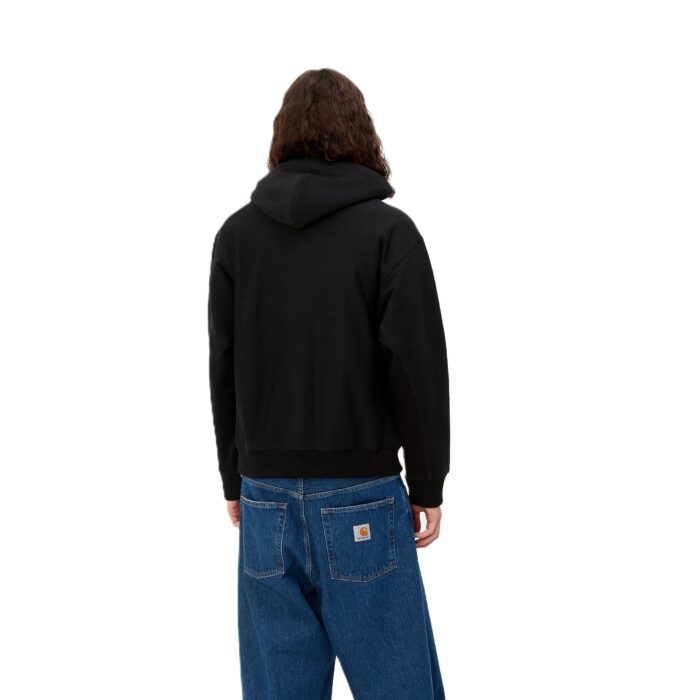 CARHARTT WIP AMERICAN SCRIPT HOODIE BLACK - Image 5
