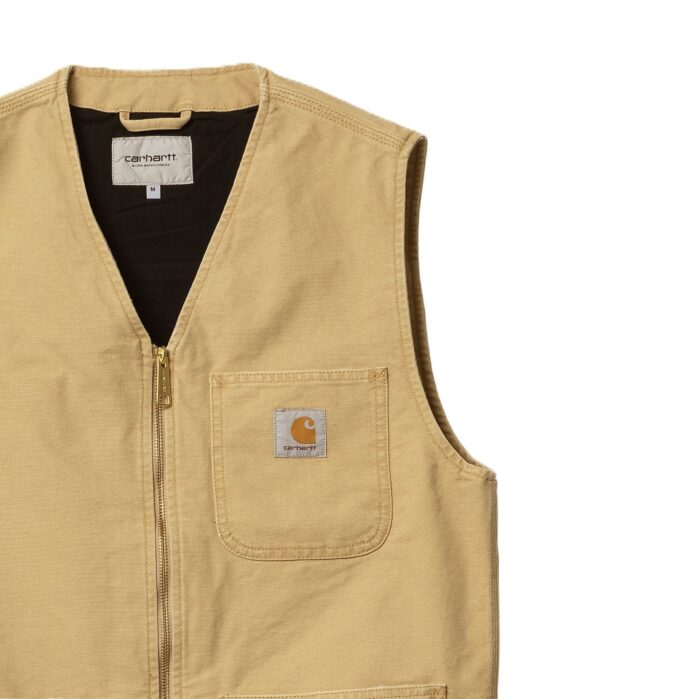 CARHARTT WIP ARBOR VEST JACKET BOURBON AGED CANVAS - Image 3