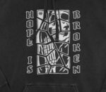 CIRCA BROKEN HOODIE BLACK - Image 2