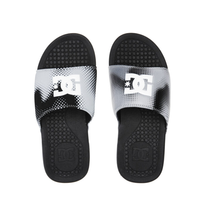 DC BOLSA SANDALS BLACK GREY WHITE - Image 4