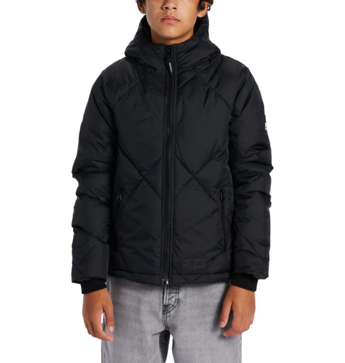 DC BOYS PASSAGE PUFFER JACKET BLACK - Image 5
