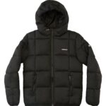 DC BOYS SQUARE UP PUFFER 2 JACKET BLACK