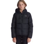 DC BOYS SQUARE UP PUFFER 2 JACKET BLACK - Image 3