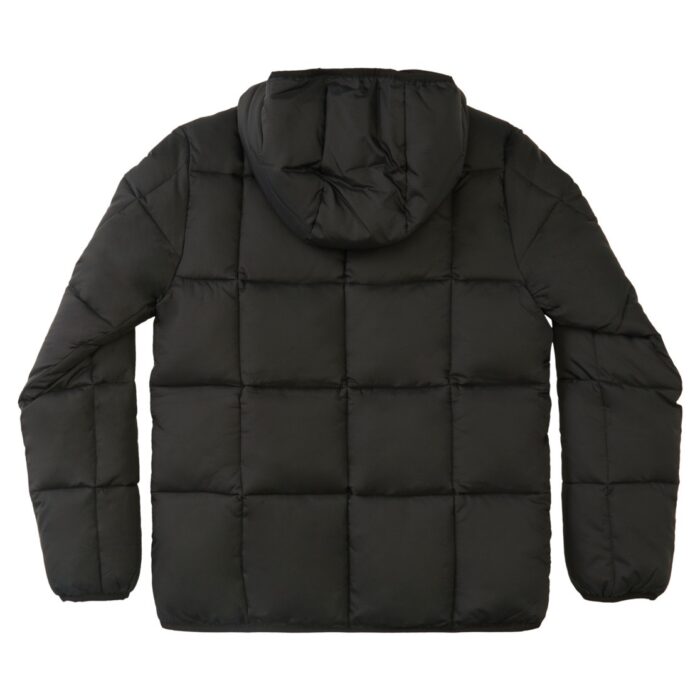 DC BOYS SQUARE UP PUFFER 2 JACKET BLACK - Image 2