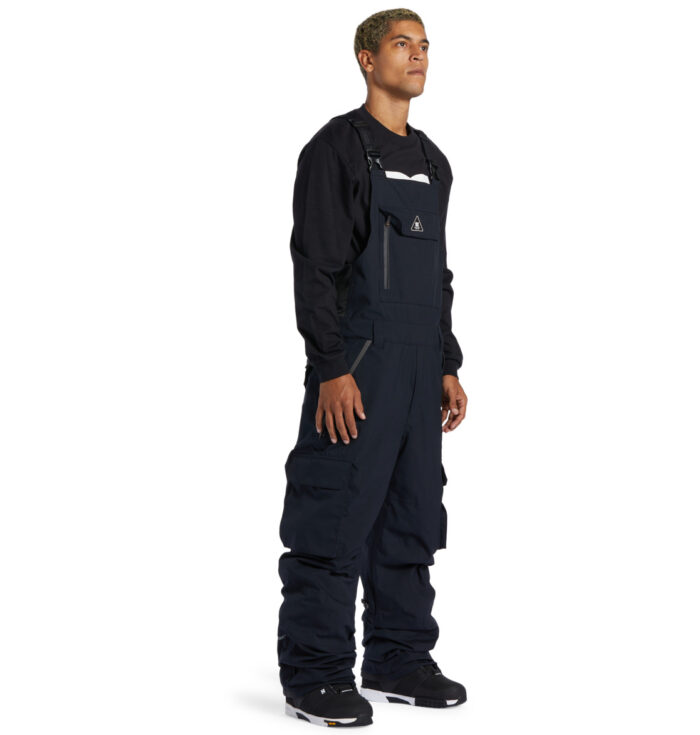 DC BRIGADE 45K BIB SNOWBOARD PANT BLACK - Image 3