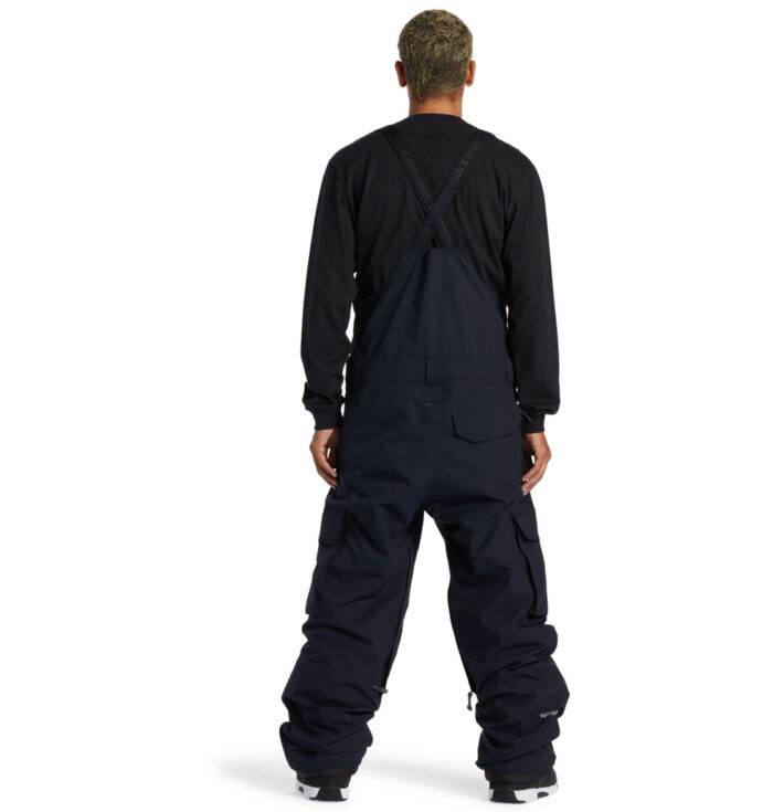 DC BRIGADE 45K BIB SNOWBOARD PANT BLACK - Image 2